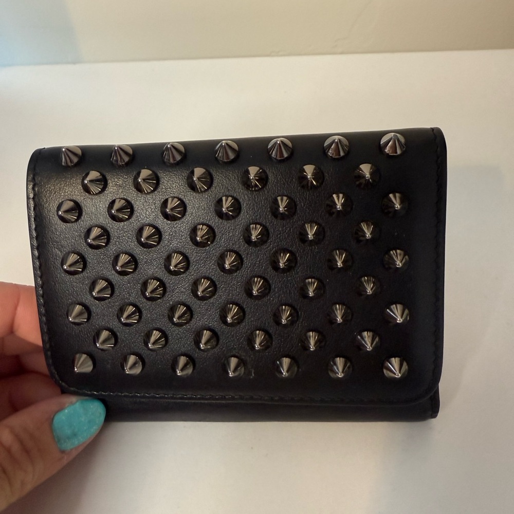 SOLD Christian Louboutin Red Leather Wallet